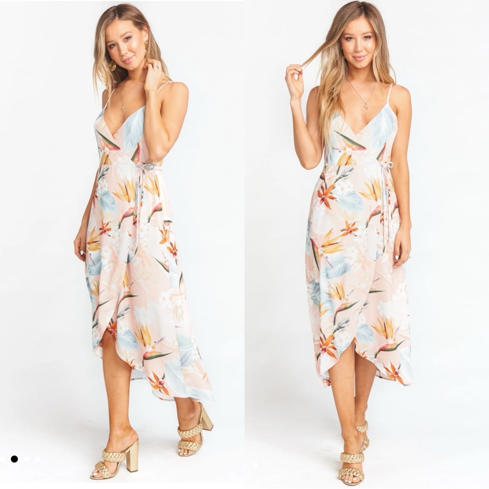 Show Me Your MuMu Floral High Low Dress - Multicolor